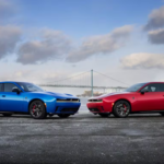 A pair of parked 2026 Dodge Charger models