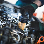 Replacing oil filter at a RAM service appointment
