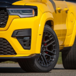 The headlight of the RAM 1500 Rumble Bee